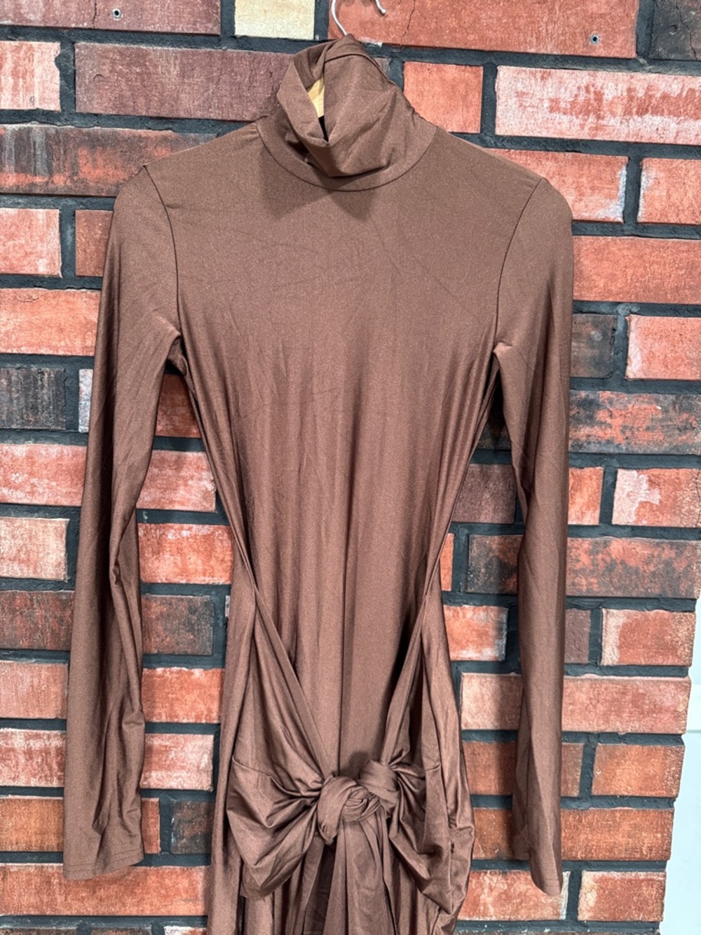 Mew Mews Rumaysa Long Sleeve Twisted Maxi Dress - Picture 7 of 16